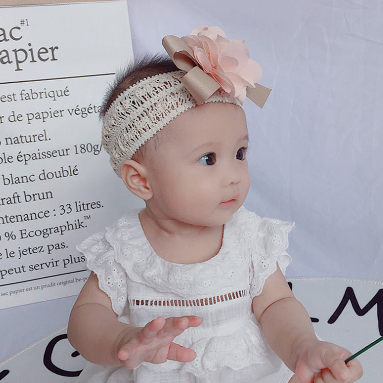 Minana ヘッドバンド ヘアバンド ベビー 赤ちゃん 髪飾り お花 フラワー キッズ 送料無料 ハーフバースデー ヘアアレンジ 結婚式 新生児 セレモニー お宮参り 記念日 ベビードレス キッズドレス