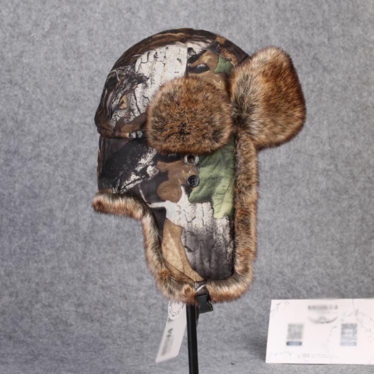 Minana 秋冬新作 ロシア帽 メンズ ファー パイロットキャップ 大きいサイズ 防寒 フライトキャップ あったか 帽子 耳あて 厚手 アウトドア