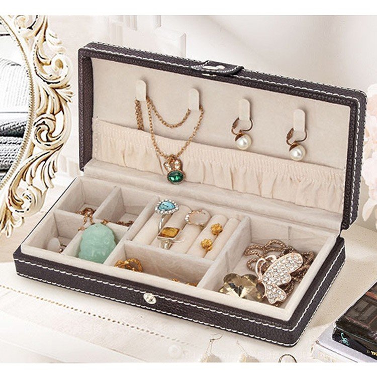 Minana ジュエリーボックス 小型 宝石箱 アクセサリーケース ジュエリーケース 大容量 小物入れ ネックレス ピアス 指輪 収納 プレゼント