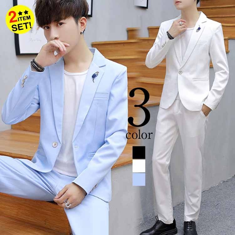 Minana 2ピーススーツ メンズ カジュアルスーツ テーラード