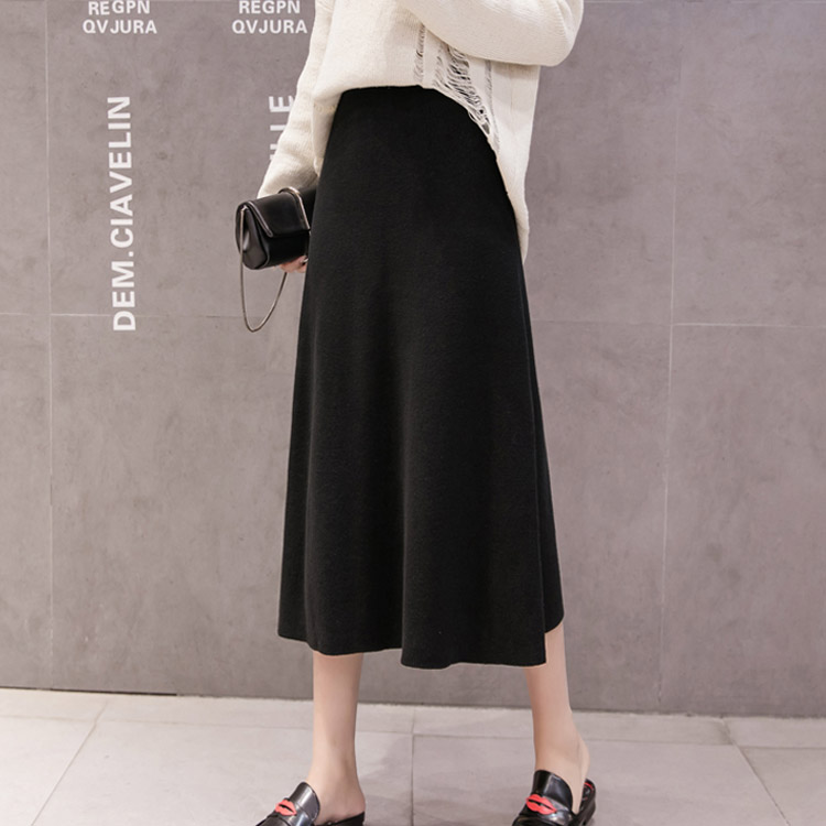 Minana ロングスカート 微起毛 スカート レディース ボトムス ロング丈スカート 無地 秋春冬 あったか 部屋着 ルームウェア スウェット スカート厚手 防寒