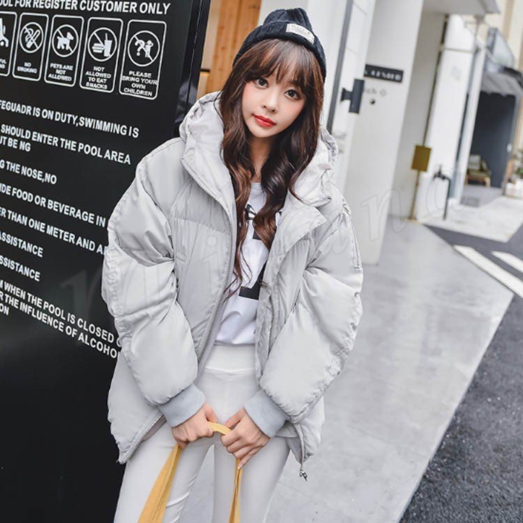 Minana 中綿コート レディース 防寒コート 中綿ジャケット ショートコート コートアウター 秋冬コート フード付きコート レディース ファッション 普段