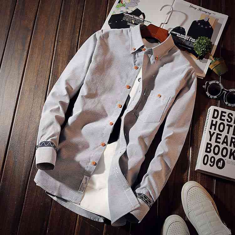 Minana ネルシャツ メンズ 長袖 シャツ カジュアルシャツ アメカジ 春