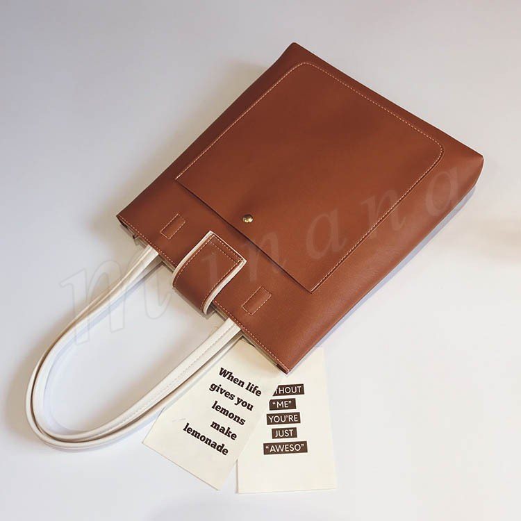 Minana トートバッグ レディース 縦型 ワンショルダーバッグ 縦長 通勤 カバン