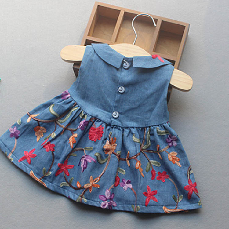 Minana 送料無料子供ドレスベビー赤ちゃん出産祝いキッズデニムワンピース ベビー服 赤ちゃん 天使翼女の子 女児 ワンピ 夏 出産お祝い ギフト