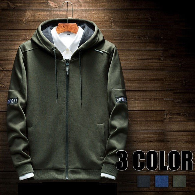 Minana パーカー メンズ トップス ジップアップパーカー フード付き 長袖 スウェット 大きいサイズ 秋 秋服 メンズパーカー 3色