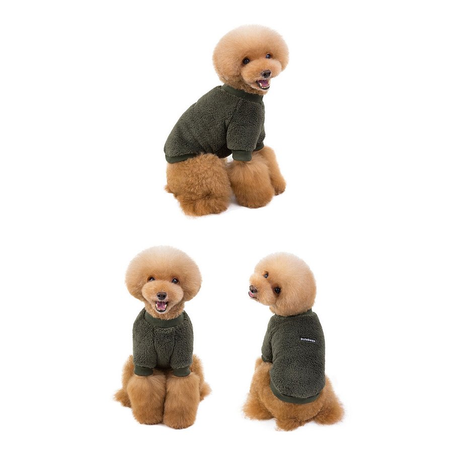 Minana 防寒 小型犬 冬服 ドッグウェア 中型犬 モコモコ Tシャツ わんこ 犬服 洋服 ペット用品 ドッグ トレーナー ボア