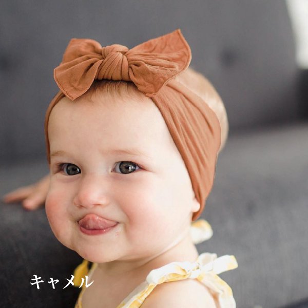 Minana ベビーブリング 日本総代理店 赤ちゃん ヘアバンド ベビー 結婚式 プレゼント ヘアアクセサリー ヘッドバンド リボン 新生児 ヘアーバンド 無地 Babybling