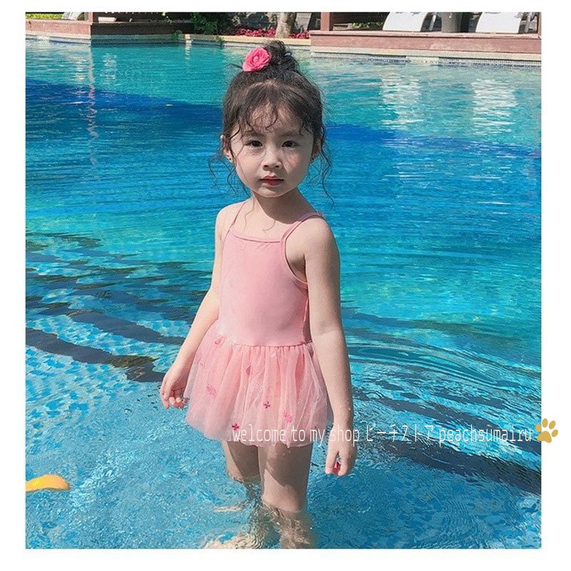 Minana 子供水着 キッズ 女の子 ワンピース水着 90 100 110 1 130cm キッズ水着 海 保育園 幼稚園 ジュニア こども 女児 小学生 可愛い おしゃれ トレンド