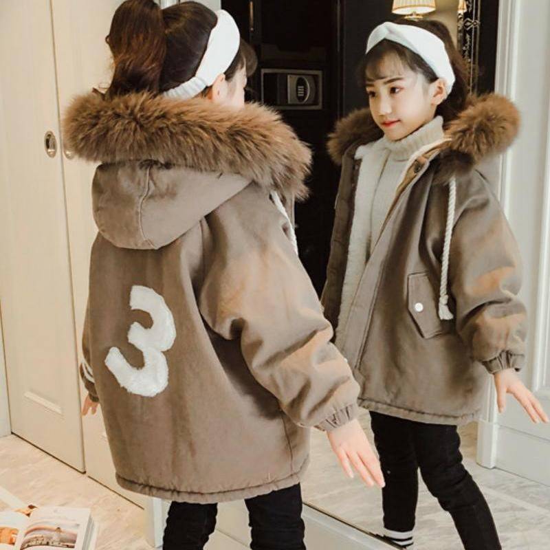 minana / ボアコート キッズ 子供服 アウター 女の子 冬服 厚手  