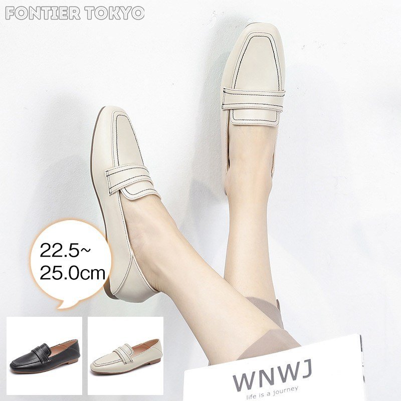 Minana フラットシューズ レディース 痛くない ローヒール ぺたんこ パンプス 靴 代 30代 40代