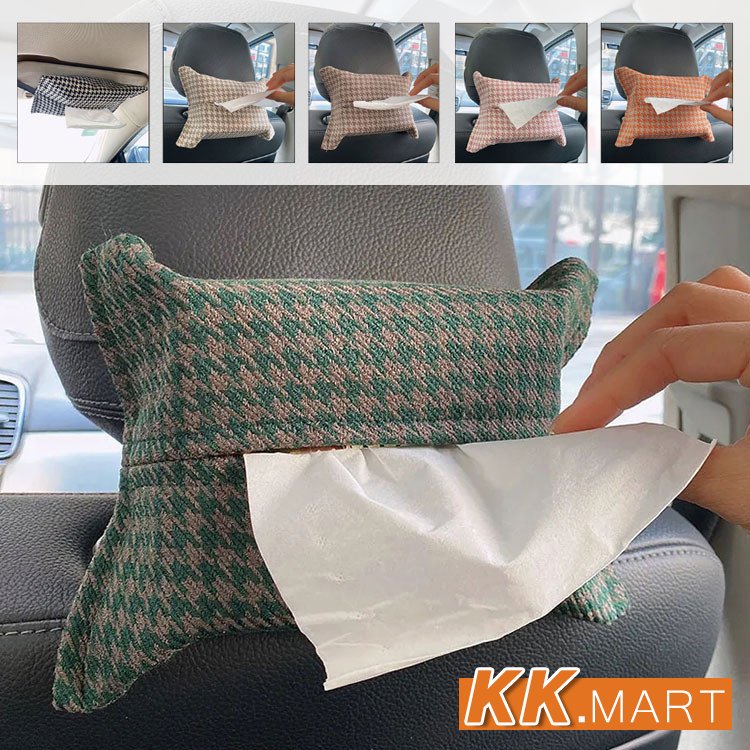 Minana 車 ティッシュ 車用ティッシュボックス 車用ティッシュカバー 後部座席収納 ティッシュケース 便利 車用品 車載 車内便利 車内収納 アクセサリー