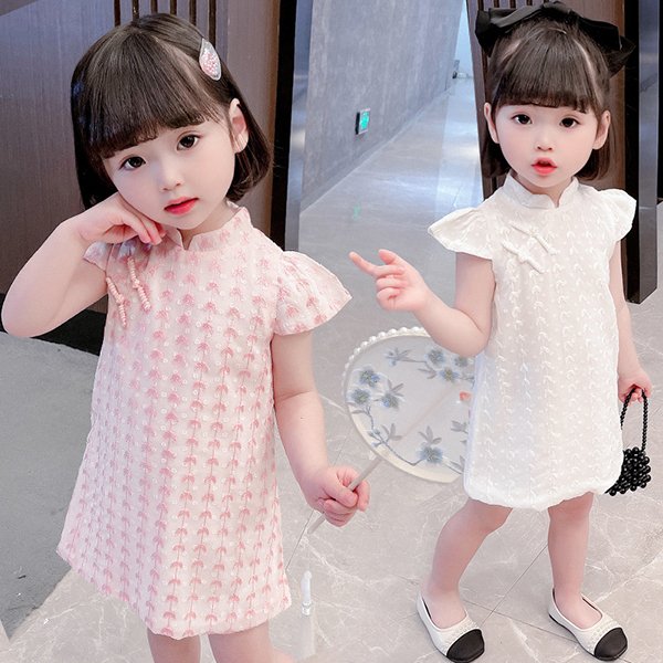 Minana 子供服 ワンピース キッズ 女の子 春夏 半袖ワンピース 韓国子ども服 子供ドレス 誕生日 結婚式 七五三 ベビー服 赤ちゃん 女児 お姫様 おしゃれ 可愛い 新品