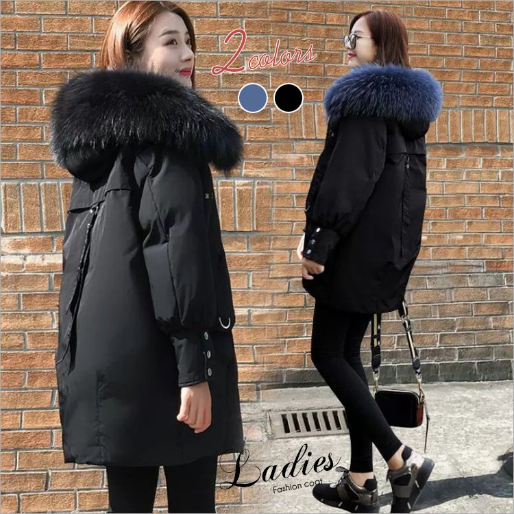 Minana 中綿ジャケット 中綿コート ロング レディース 冬 防寒アウター フード付き コート レディース おしゃれ カジュアル 厚手 保温 防寒 防風 ジャケット 送料無料