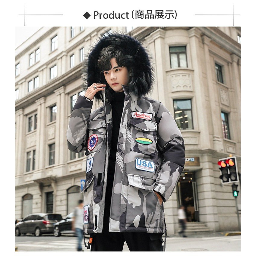 Minana ダウンコート ダウンジャケットメンズ 防寒アウター フード付き ダウン メンズ 冬 保温 カジュアル ジャケット Minana ダウンコート ダウンジャケットメンズ 防寒アウター フード付き ダウン メンズ 冬 保温 カジュアル ジャケット