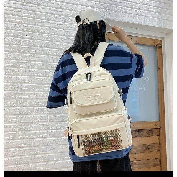 Minana 5色リュック リュックサック メンズ レディース おしゃれ 大人 リュック ナイロン 大容量 軽量 撥水 大きいサイズ 人気 おしゃれ アウトドア 通学 通勤 旅行