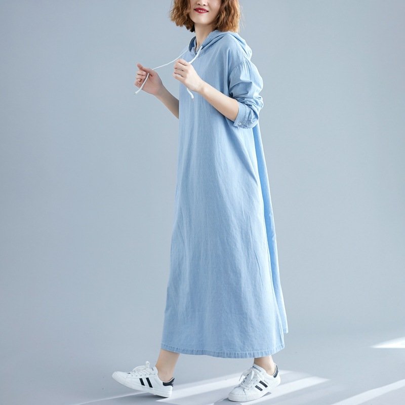 最新 Ol 通勤 体型カバー 着痩せ カジュアルコーデ 長袖 ロングワンピース デニムワンピース マキシ丈 レディース ワンピース お出かけ 30代 40代 50代 60代 春秋 ワンピース 商品到着後レビューと評価を書く 850円返金します Binghamtonhots Com