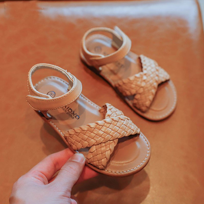 Minana サンダル キッズ お姫様靴 子供サンダル ビーチサンダル 女の子 子ども靴 夏物 キッズシューズ 軽く 滑りにくい ソフトの底 ベビー 子供用 姫系 おしゃれ 可愛い