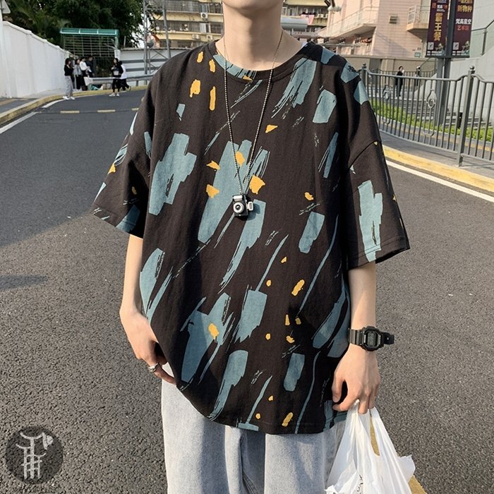 Minana ビッグtシャツ ゆったり ｔシャツ メンズ Tシャツ カジュアル メンズ ビッグシルエット 半袖 おしゃれ 夏 涼しい 代引不可
