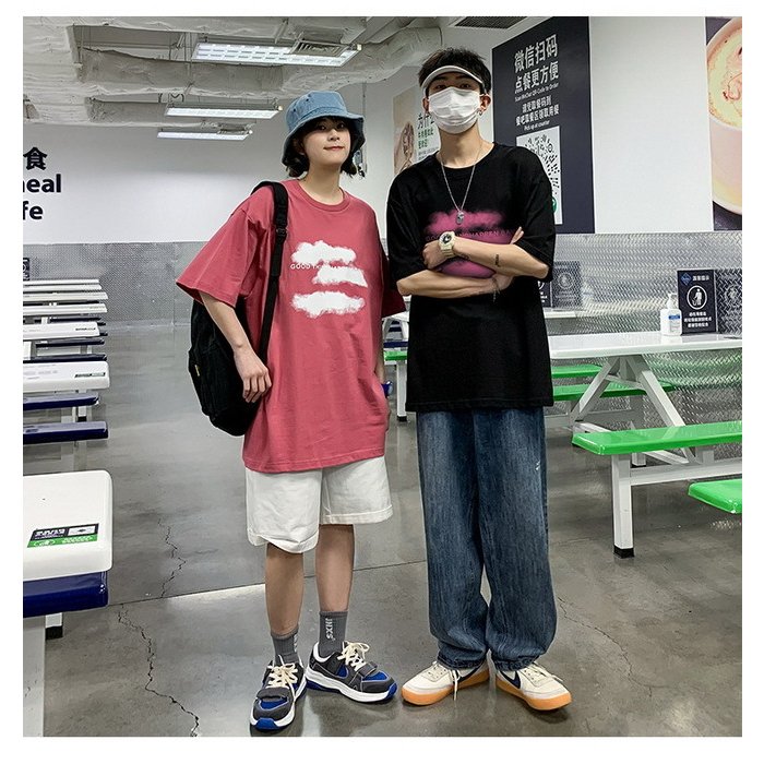 Minana Tシャツ メンズ レディース 夏 半袖tシャツ カットソー プリントtシャツ ロゴt おしゃれ 夏服 オシャレ カジュアル 通学 通勤 カッコイイ ゆったりトップス