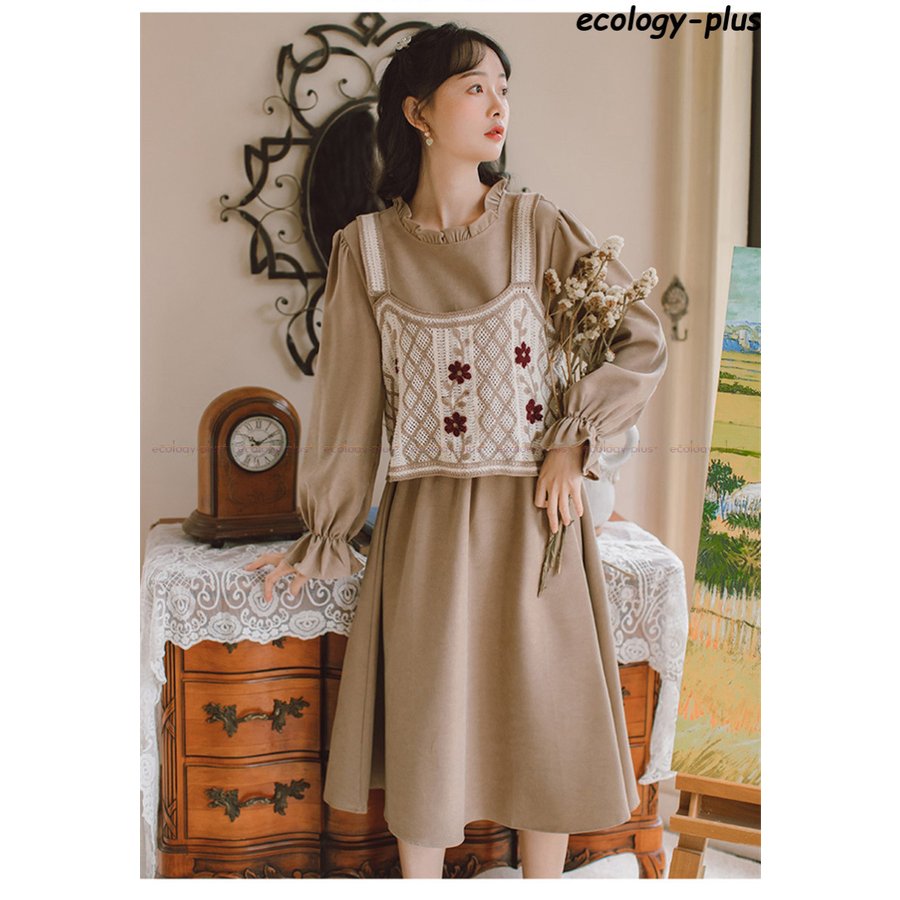 全日本送料無料 2点セット レディース レース ワンピース ドレス スウェット ベスト ルロング丈 秋冬 ワンピース 韓国風 着痩せ 通勤 新作 春夏 オシャ 公式限定新作 送料無料 Www Iacymperu Org