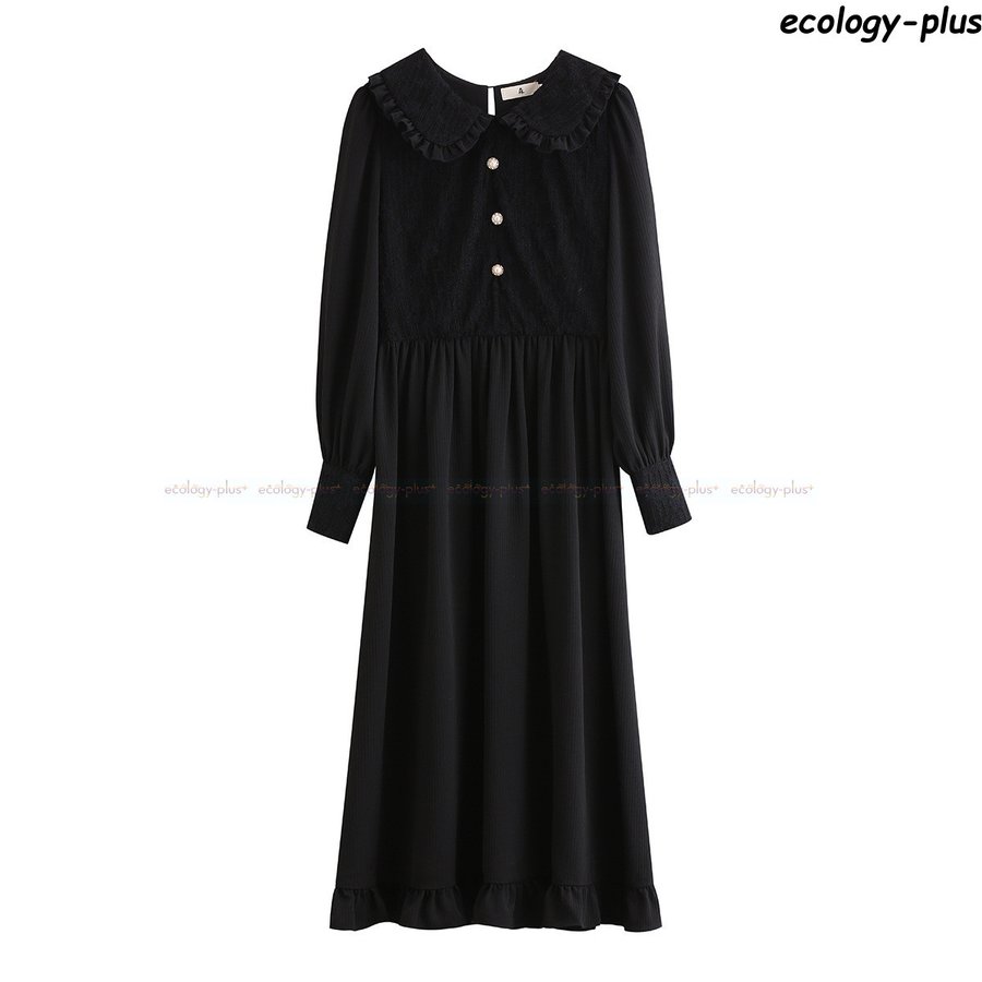 Minana ワンピース レディース 40代 きれいめワンピース 夏 ワンピース 韓国風 ロング丈 代 30代 新作 無地 21年 春夏 ゆったり カジュアル 着痩せ