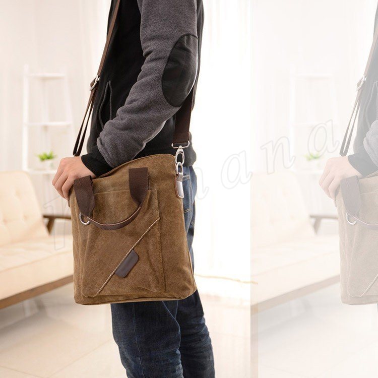 Minana メンズ 帆布バッグ リュック トートバッグ ショルダーバッグ ビジネスバッグ 2way 通学 通勤