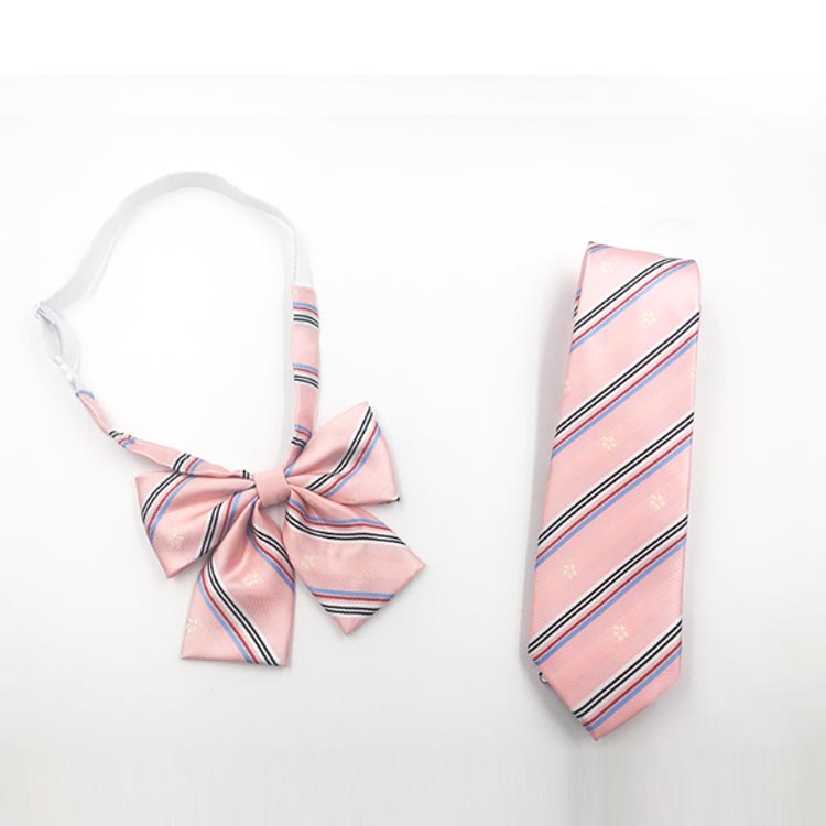 さくら 制服リボン 桜柄 スクールネクタイ スクールリボン 制服用 リボン ネクタイ 男女兼用 リボンタイ かわいい 女子高生 制服 リボン 中学生 高校生 Jk制服 コスプレ 女子高生 学生服 学生 学園祭送料無料 テンセイ