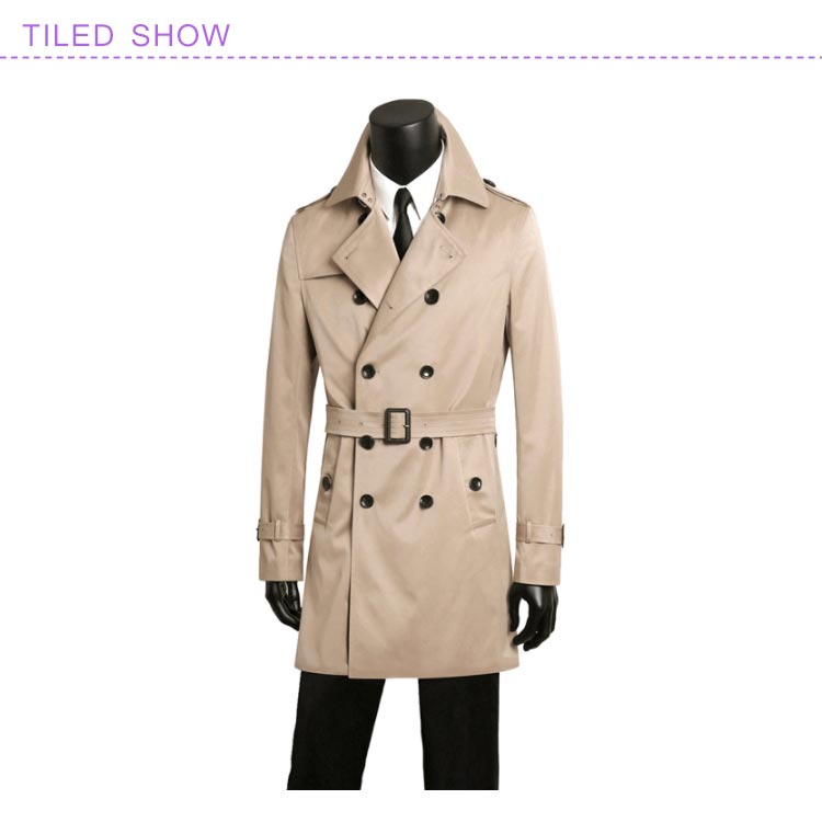 アウトレット買蔵 全5色8サイズ トレンチコート メンズ ステンカラー トレンチ コート 撥水加工 ダブルボタン ミド 直販ショッピング Ssl Daikyogo Or Jp